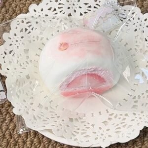 75001 Berry Cat Bakery Earl Grey Peach Mochi (Dry Cheese Clay Texture Series) / 莓猫饼饼 伯爵红茶桃桃糯米糍