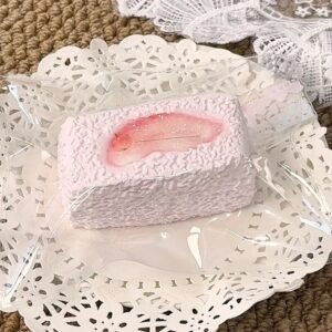 75004 Berry Cat Bakery Earl Grey Peach Rice Brick (Dry Cheese Clay Texture Series) / 莓猫饼饼 伯爵红茶桃桃饭砖