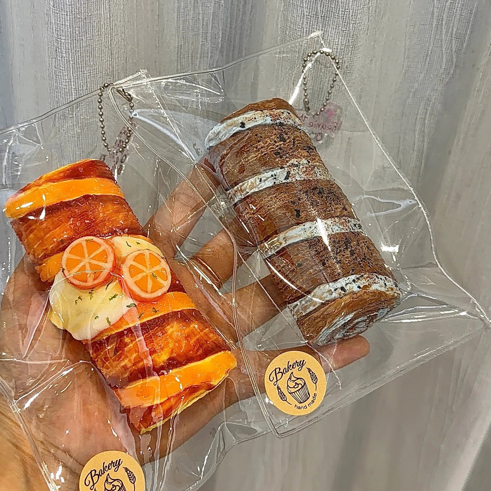 26002 Beanie Caramel Orange Swiss Roll (Glutinous Rice Cake Clay Texture Series) / 盐豆 焦糖橙香蛋卷(糍粑泥)
