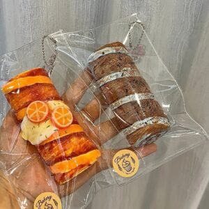 26003 Beanie Mint Chocolate Swiss Roll (Glutinous Rice Cake Clay Texture Series) / 盐豆 薄巧蛋卷（糍粑泥）
