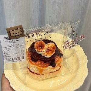 26006 Beanie Caramel Banana Pancakes (Glutinous Rice Cake Clay Texture Series) / 盐豆 焦糖香蕉松饼（糍粑泥）