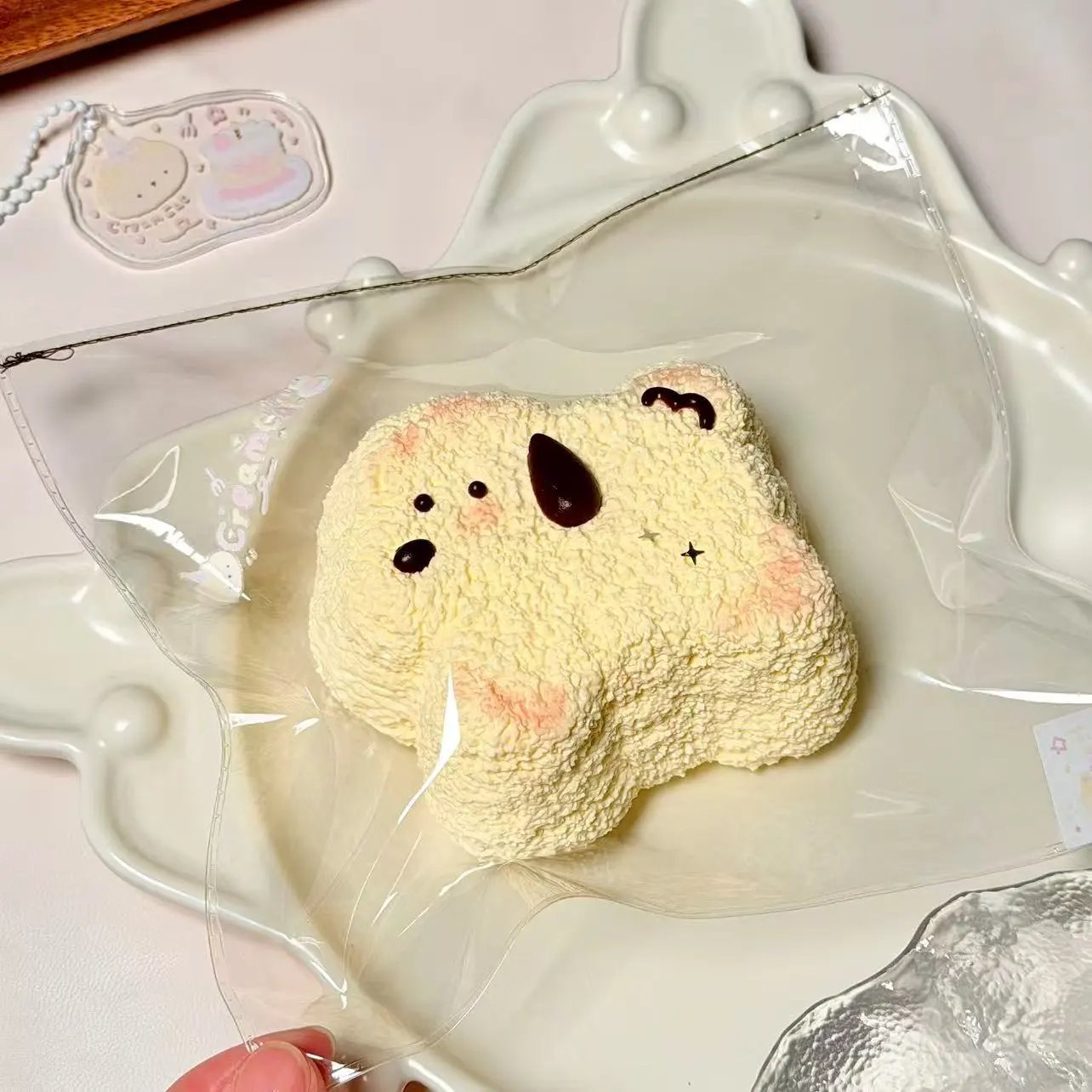 80001 CreamCat Original Puppy Raw Toast (Cream Clay Texture Series) / 奶油猫 原味狗狗生吐司