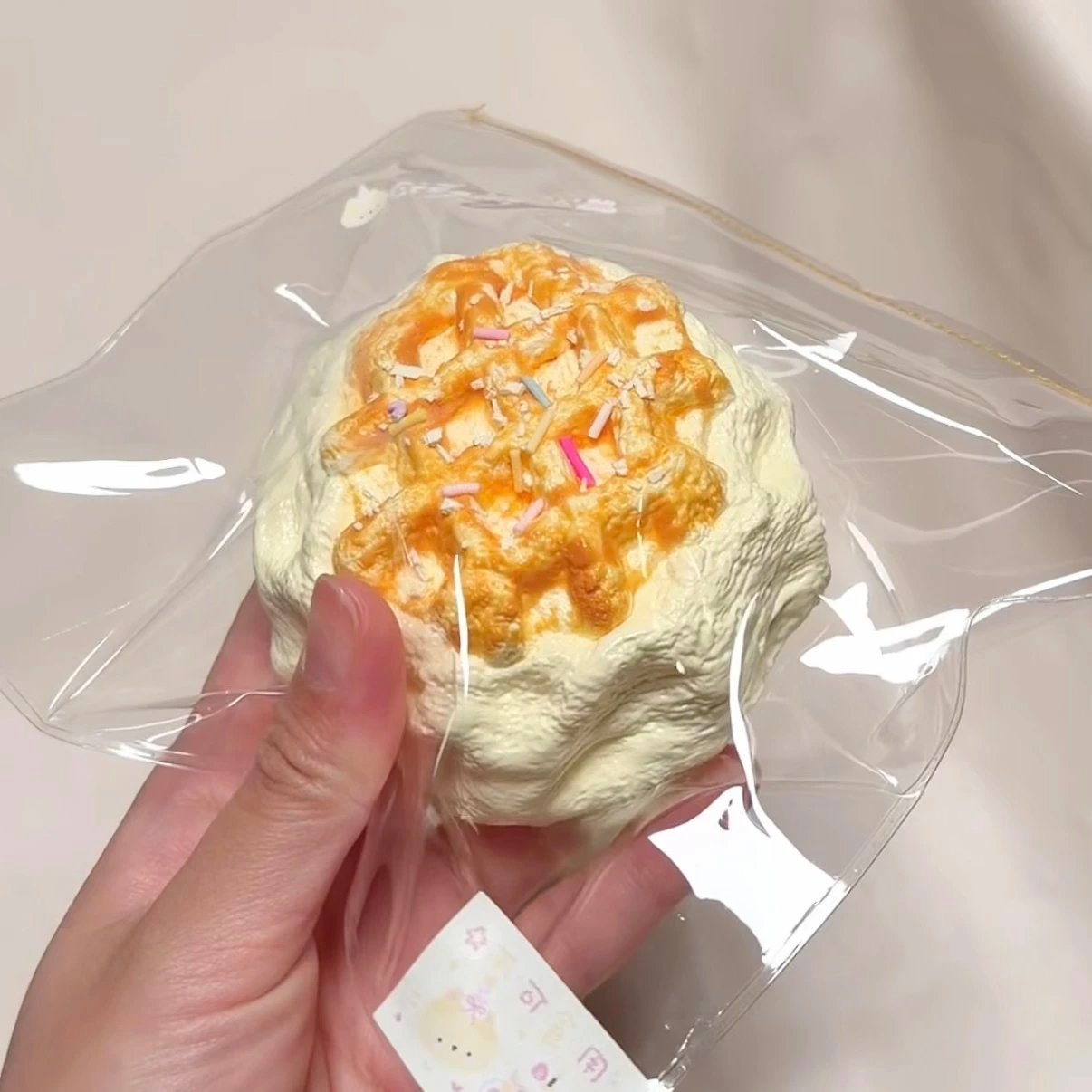 80002 CreamCat Waffle Milk Block (Cream Clay Texture Series) / 奶油猫 华夫奶块
