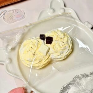 80012 CreamCat Double Cream Tart (Cream Clay Texture Series) / 奶油猫 奶油塔二连