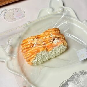 80014 CreamCat Double Pull-Apart Bread (Yogurt Clay Texture Series) / 奶油猫 拉丝面包二连