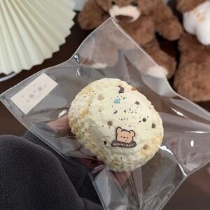 45024 Choco Bear Milk Coffee Senbei Ice Cream (Light Yogurt Texture Series) / 巧可熊捏捏 奶咖仙贝冰激凌（轻酸奶触感系列）