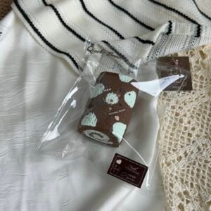 45029 Choco Bear Mint Polka-Dot Marshmallow (Light Yogurt Texture Series) / 巧可熊捏捏 薄荷波点棉花糖（轻酸奶触感系列）
