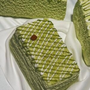 74040 Cherry Maruko Squishy Matcha Layered Long Toast (Oven-Baked Cotton Clay Texture Series) / 樱桃子丸子的捏捏 抹茶千层长吐司