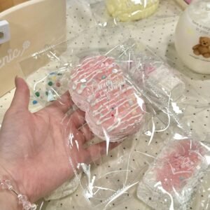 70000 Silent Crow Strawberry Ice Double Cookie (Cream Clay Texture Series) / 乌鸦没说话 草莓冰二连曲奇
