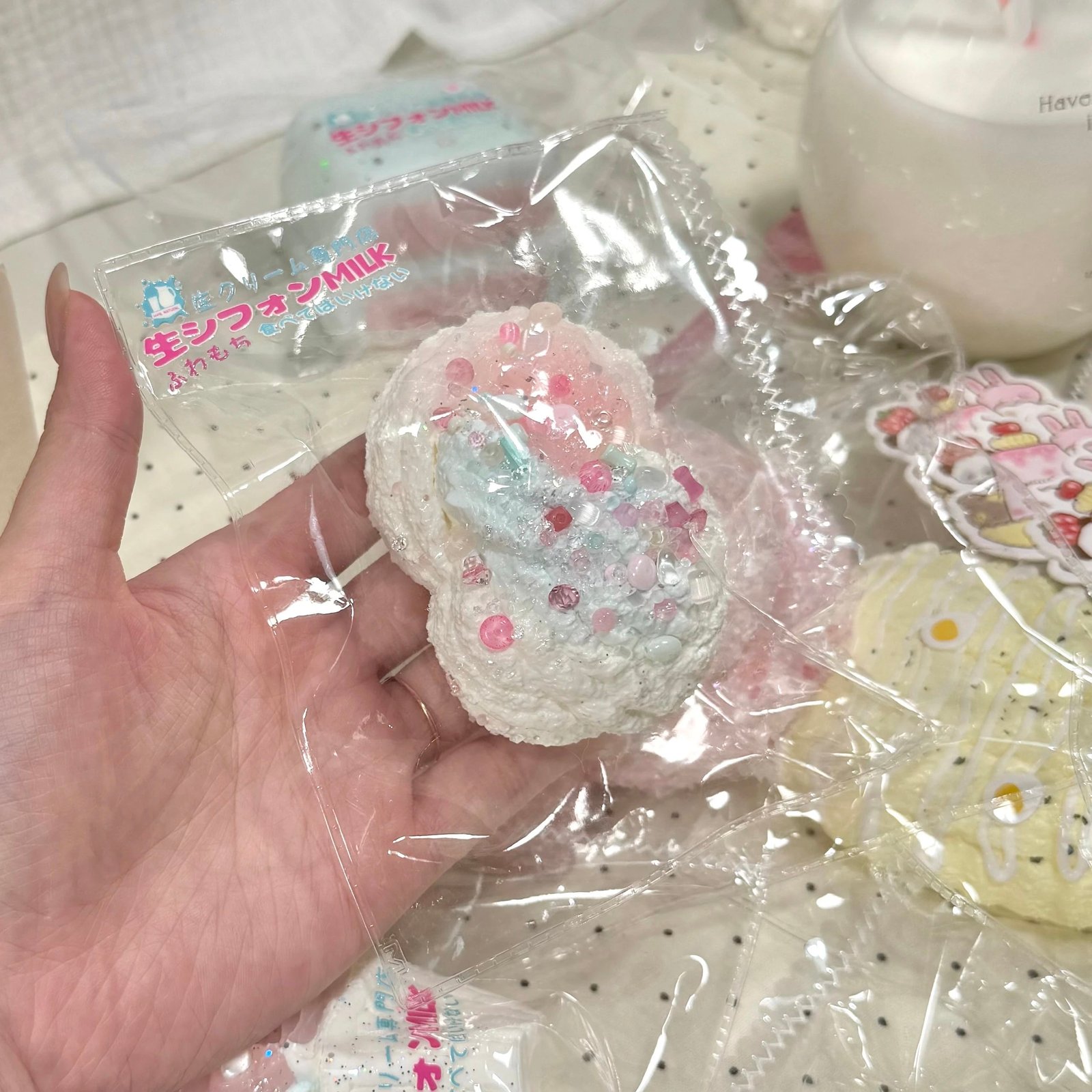 70004 Silent Crow Peach Parfait Mini Twist (Dry Glutinous Rice Clay Texture Series) / 乌鸦没说话 蜜桃芭菲小麻花