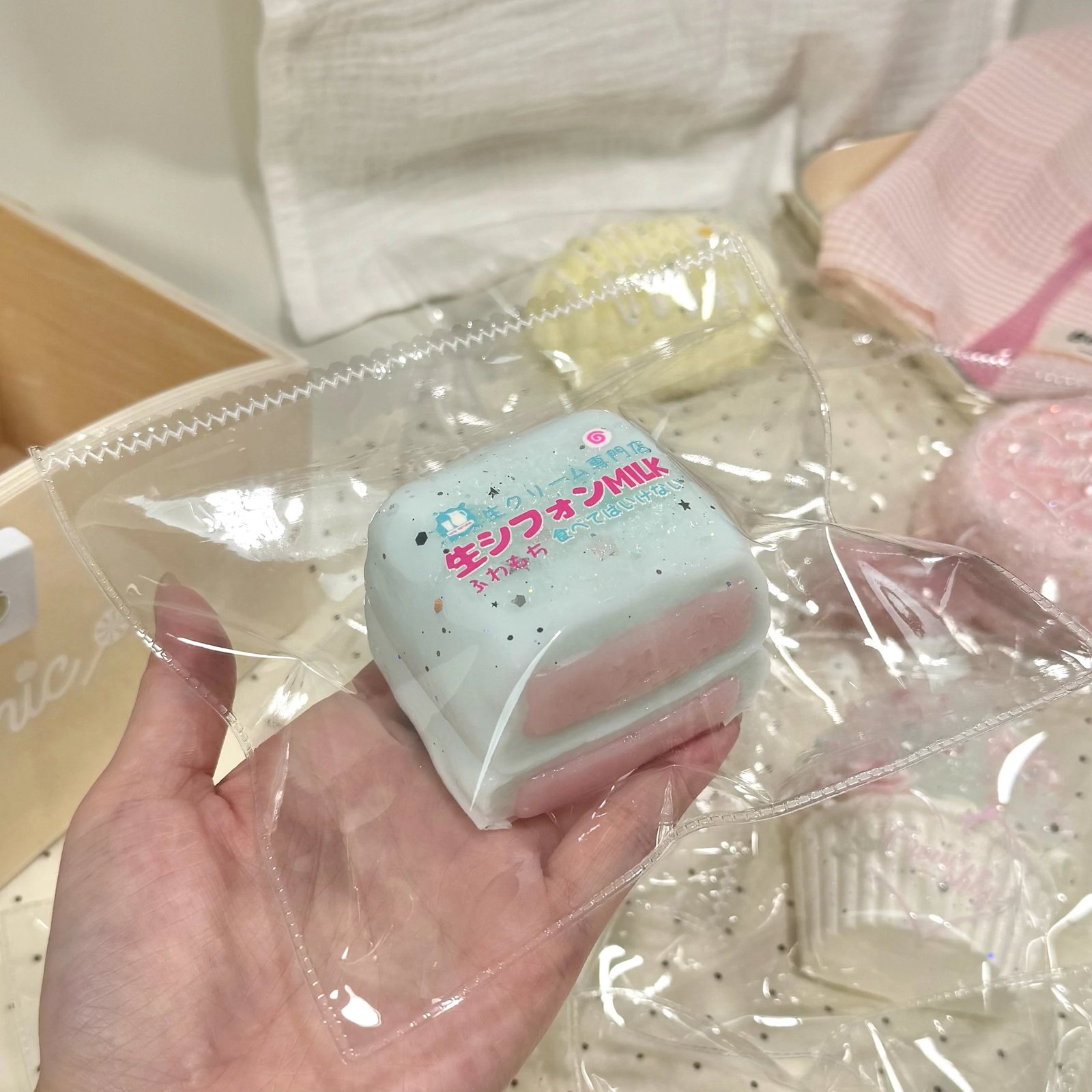 70006 Silent Crow Mint Sorbet Mochi (Dry Glutinous Rice Clay Texture Series) / 乌鸦没说话 冰沙薄荷糯米糍