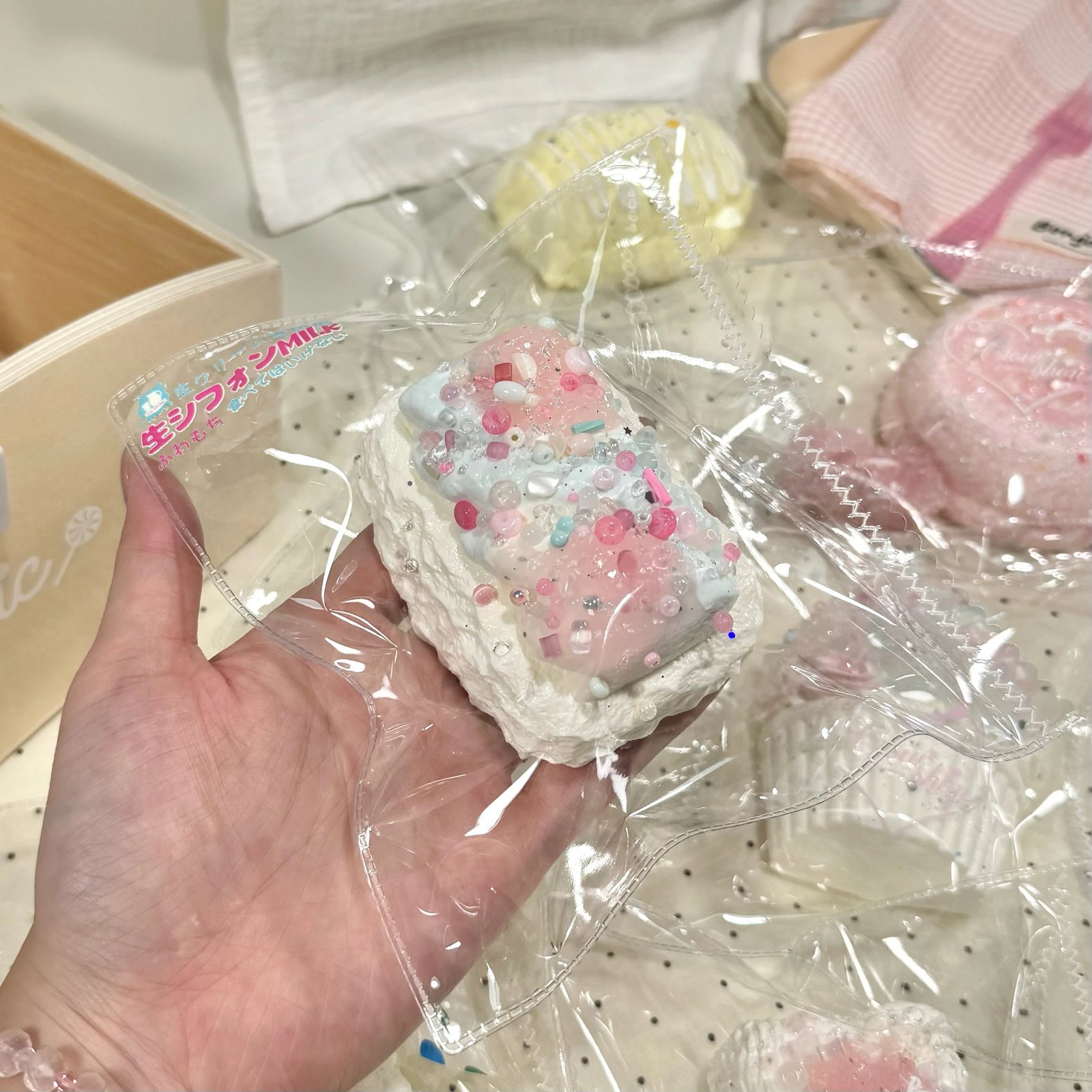 70008 Silent Crow Peach Parfait Souffle (Dry Glutinous Rice Clay Texture Series) / 乌鸦没说话 蜜桃芭菲奶芙