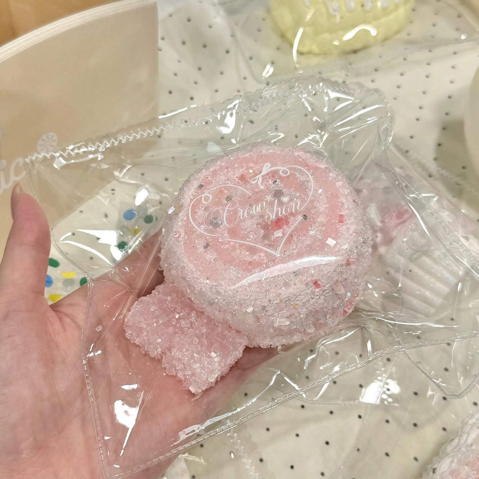 70018 Silent Crow Strawberry Ice Round Toast (New Cream Clay Texture Series) / 乌鸦没说话 草莓冰圆吐司