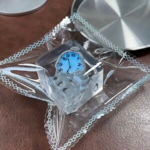 16002 Huabi Shanyao Frozen Time Melting Clock Squishy - Minor Flaws by Default (Water Texture Series) / 花臂山药 凍った時間・溶ける時計スクイーズ - 微瑕あり (水感触感シリーズ)