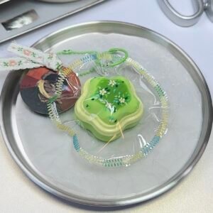 16014 Huabi Shanyao Wild Rose Mini Star Charm (Cream Clay Texture Series) / 花臂山药 野玫瑰迷你星挂件(奶油泥触感系列)