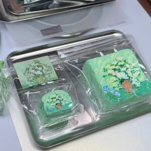 16019 Huabi Shanyao White Rose Mother-Child Bag (Pure Clay Texture Series) / 花臂山药 白玫瑰子母包（纯泥感触感系列）