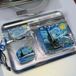 16020 Huabi Shanyao Starry Night Mother-Child Bag (Pure Clay Texture Series) / 花臂山药 星月夜子母包（纯泥感触感系列）