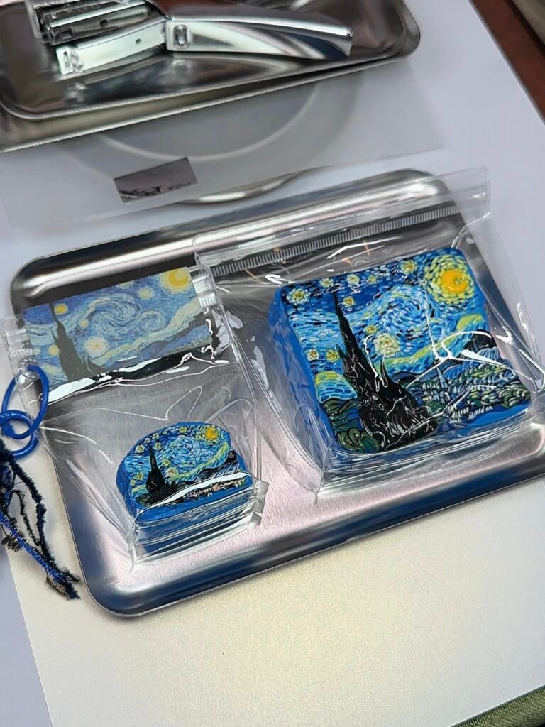 16020 Huabi Shanyao Starry Night Mother-Child Bag (Pure Clay Texture Series) / 花臂山药 星月夜子母包（纯泥感触感系列）