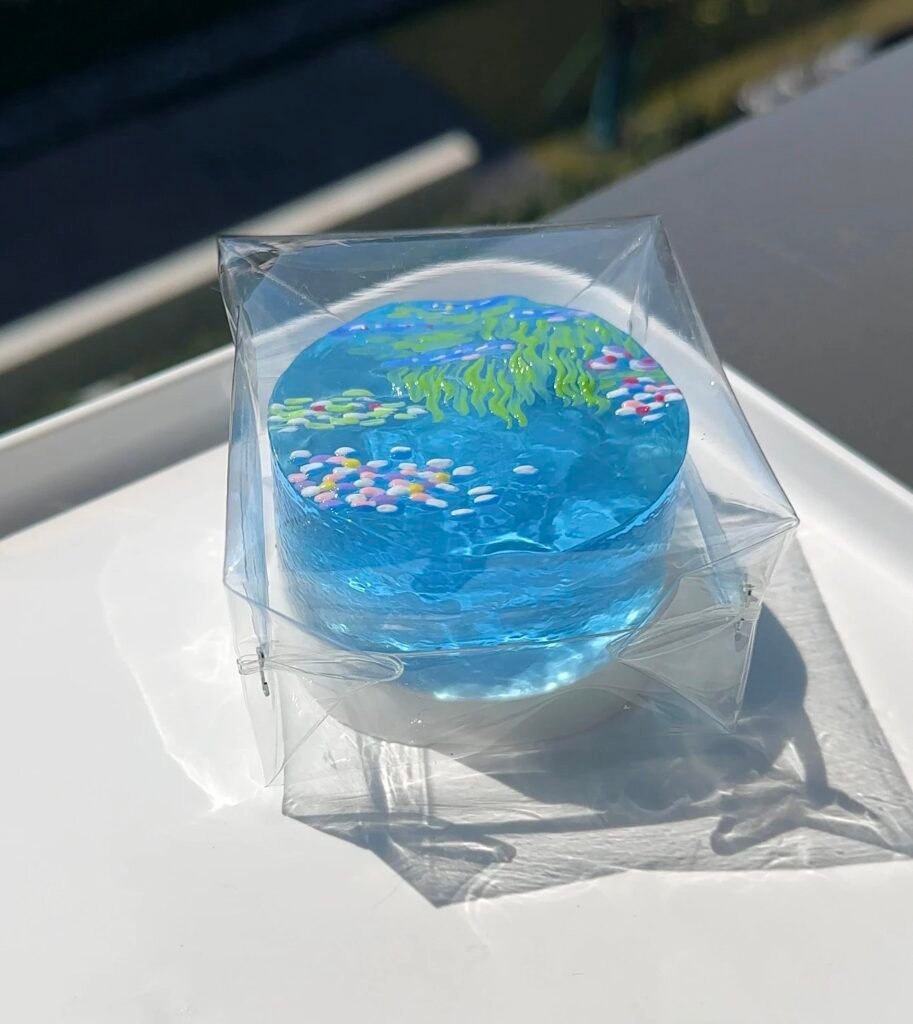 16025 Huabi Shanyao Water Lily Mousse - Glow Version B (Water Texture Series) / 花臂山药 睡莲慕斯 夜光版 B(水感触感系列)