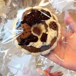 21005 He Qiqi Cocoa Donut (Soft Cream Clay Texture Series) / 禾七七 ココアドーナツ (ソフトクリームクレイ触感シリーズ)