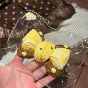 66004 HooHoo Squishy Polka Dot Bow (Glutinous Cream Texture Series) / HooHoo捏 波点蝴蝶结
