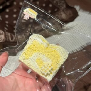 66007 HooHoo Squishy Cheese Bouncy Toast (Dry Cream Texture Series) / HooHoo捏 奶酪QQ吐司