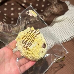 66008 HooHoo Squishy Cheese Shell Cake (Dry Cream Texture Series) / HooHoo捏 奶酪贝壳蛋糕
