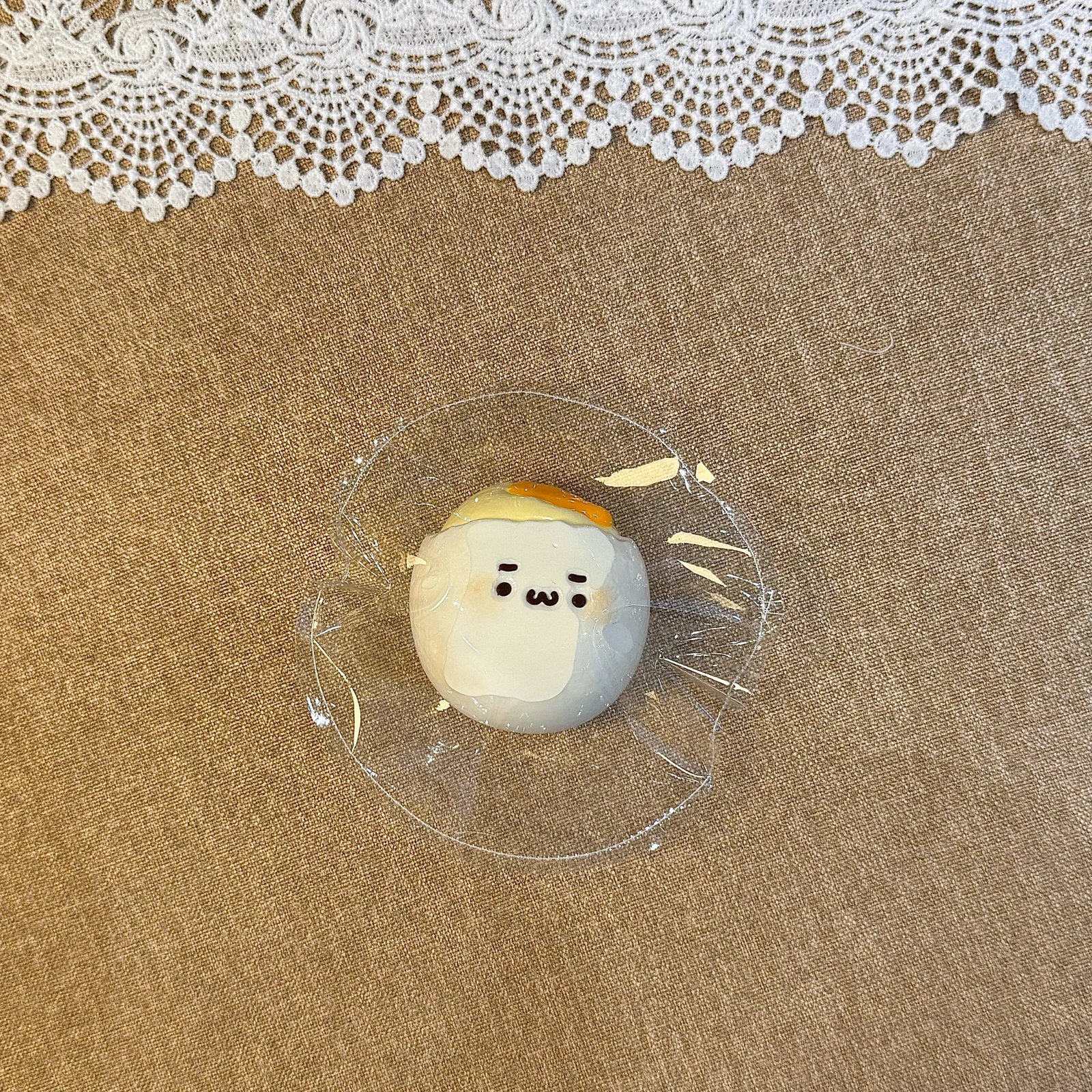 62002 Kaka Shop Squishy Soft-Boiled Egg (Dry Cheese Texture Series) / kaka shop捏捏 溏心蛋