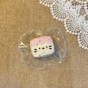 62039 Kaka Shop Squishy Tofu Kitten (Moldable Clay Texture Series) / kaka shop捏捏 豆腐小猫