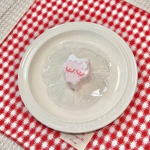 62060 Kaka Shop Squishy Glasses Bunny - Pink (Moldable Silicone Texture Series) / kaka shop捏捏 眼镜兔(粉)