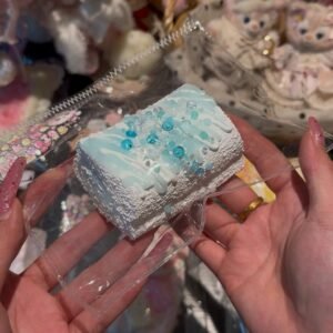 51007 Kengkeng Studio Blue Double Marshmallow (Dry Cream Texture Series) / kengkengstudio 蓝色双层棉花糖干奶油