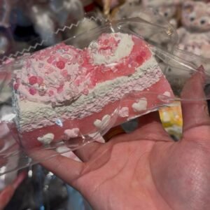 51016 Kengkeng Studio Hand-Painted Heart Mini Cake Long Toast (Milk Cake Clay Texture Series) / kengkengstudio 手绘爱心小蛋糕长吐司奶糕泥