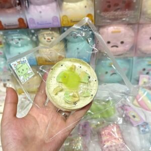 25028 MissWu Melon Dorayaki (Transparent Gel and Wet Glutinous Rice Clay Texture Series) / MissWu 蜜瓜铜锣烧（透明胶+湿糯米泥）