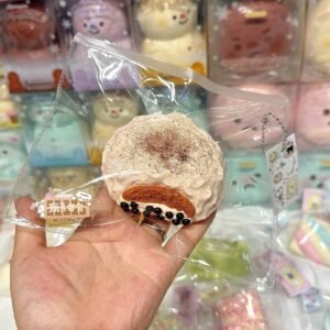 25033 MissWu Black Tea Pearl Cream Puff (Wet Glutinous Rice Clay Texture Series) / MissWu 红茶珍珠泡芙（湿糯米泥）