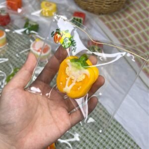 33008 Monster Flower Yellow Mini Pepper (Dry Gooey Clay Texture Series) / 怪兽花 小黄椒（干黏糊泥）