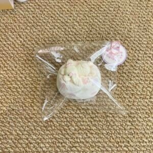 13015 Naiyouya Maggie Bunny Polka Dot Senbei (Yogurt Clay Texture Series) / 奶柚呀 玛吉兔波点仙贝