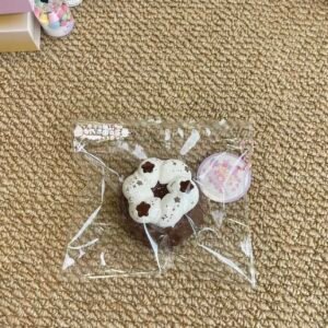 13019 Naiyouya Star Chocolate Bagel (Glutinous Rice Clay Texture Series) / 奶柚呀 星星巧克力贝果