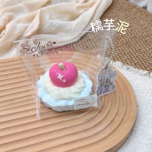 24009 SiJiu Cherry Cake (Glutinous Taro Clay Texture Series) / SiJiu的捏捏 チェリーケーキ (もちもちタロクレイ触感シリーズ)