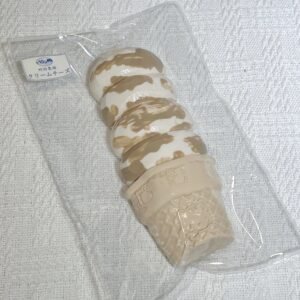 22005 Watermelon Four-Scoop Ice Cream - Milk (Cream Clay Texture Series) / 瓜瓜捏 4段アイスクリーム・ミルク (クリームクレイ触感シリーズ)