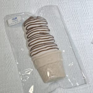 22006 Watermelon Four-Scoop Ice Cream - Nama Chocolate (Cream Clay Texture Series) / 瓜瓜捏 4段アイスクリーム・生チョコ (クリームクレイ触感シリーズ)