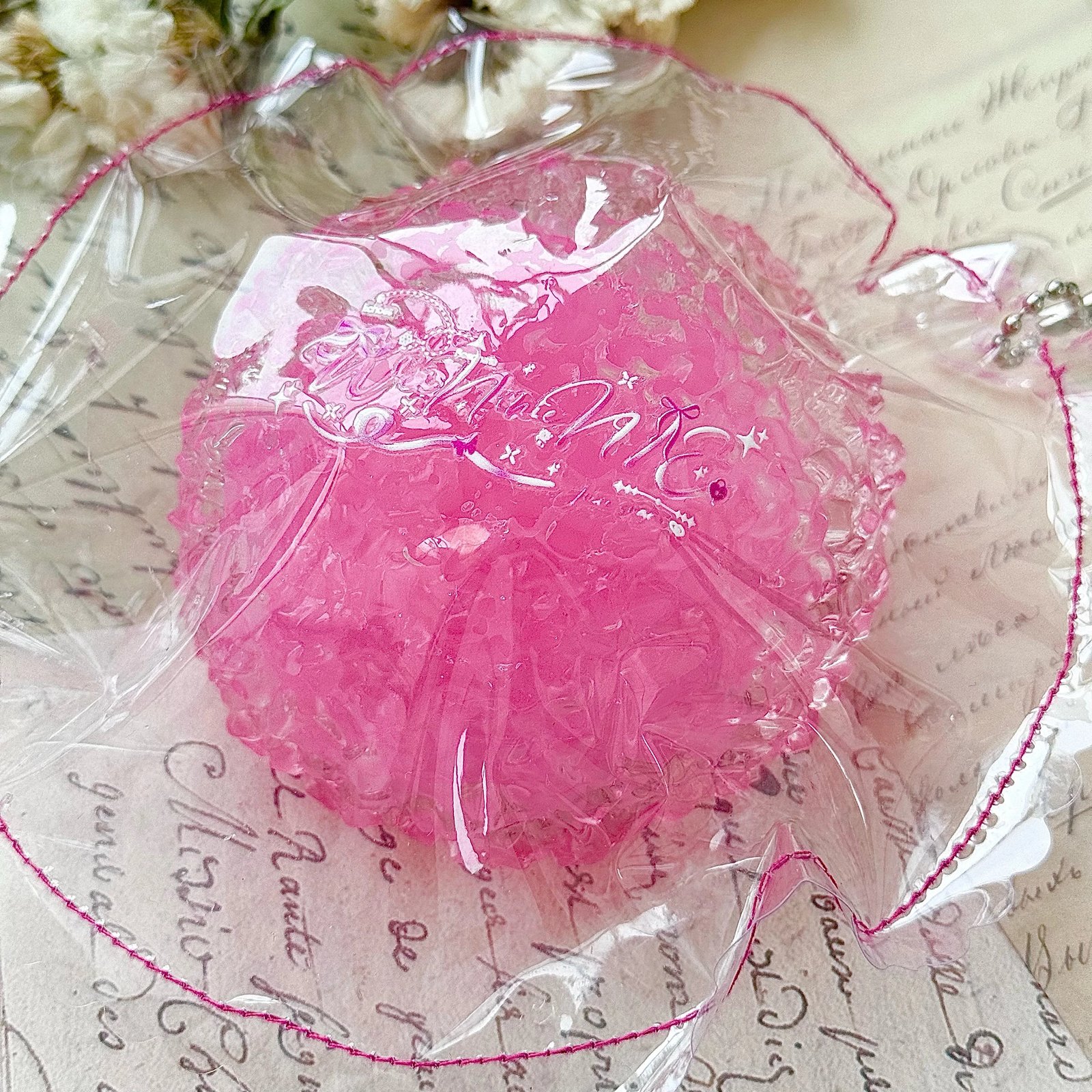 43001 Weini Studio Large Eight-Treasure Candy - Raspberry (Yogurt Clay Texture Series) / Weini Studio 树莓大号八宝糖(酸奶泥触感系列)
