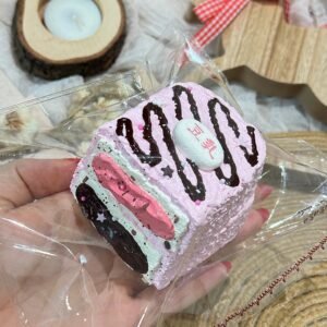 43013 Weini Studio Stacked Soy Milk Cake Cube (Mochi Clay Texture Series) / Weini Studio 叠叠豆乳方块糕(糍粑泥触感系列)