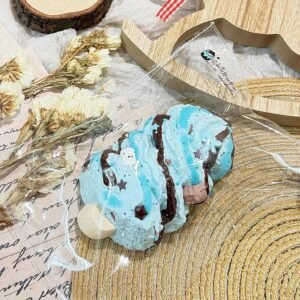 43025 Weini Studio Mint Chocolate Swirl Ice Cream (Dry Cream Clay Texture Series) / Weini Studio 薄巧旋转冰激凌(干奶油触感系列)
