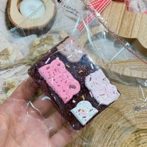 43027 Weini Studio Bear Cookie Toast (Dry Cream Clay Texture Series) / Weini Studio 小熊饼干吐司(干奶油触感系列)