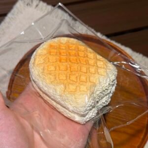 52011 Xiao Lin Jiang Coco Pure Clay Flocked Double Chubby Bread (Coco Pure Clay Texture Series) / 小琳酱捏捏 coco纯泥植绒双层胖面包