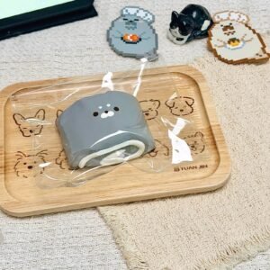 42006 Little Potato Chip Gray Steamed Roll (Clay Texture Series) / 小薯片捏 灰花卷(黏土泥触感系列)