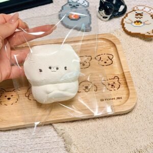 42012 Little Potato Chip Little Snow Cat (Whipped Cream Texture Series) / 小薯片捏 小雪猫(棉奶油触感系列)