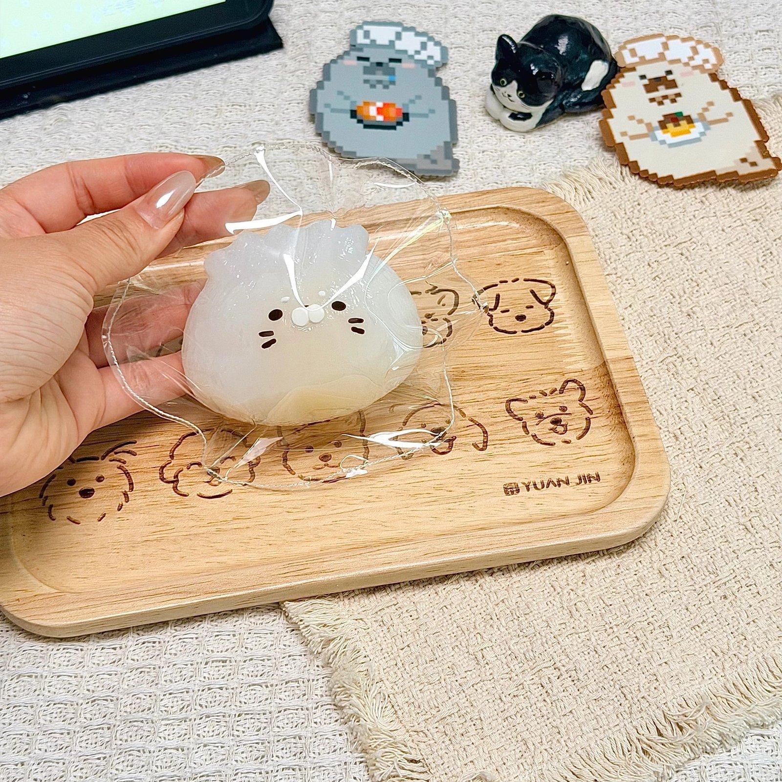42019 Little Potato Chip Custard Bun (Moldable Texture Series) / 小薯片捏 奶黄包(可塑触感系列)