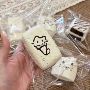 23004 Zzz Cat Ice Cream Cone Fluffy Brick (Fluffy Cream Clay Texture Series) / 转转捏 ねこアイスコーンふわふわブリック (ふわふわクリームクレイ触感シリーズ)