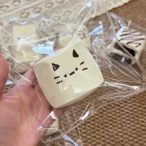23005 Zzz Silly Cat Chef Marshmallow (Sticky Rice Cake Clay Texture Series) / 转转捏 おとぼけねこシェフマシュマロ (もちクレイ触感シリーズ)